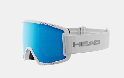 Превью Горнолыжная маска для солнечной погоды Маска горнолыжная HEAD Contex White/FMR Blue  (394873)